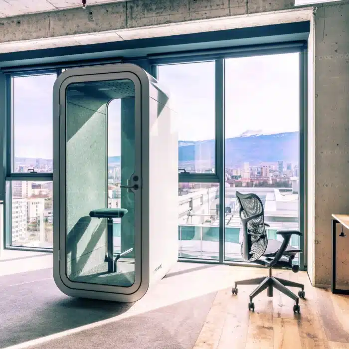 Office phone booth used