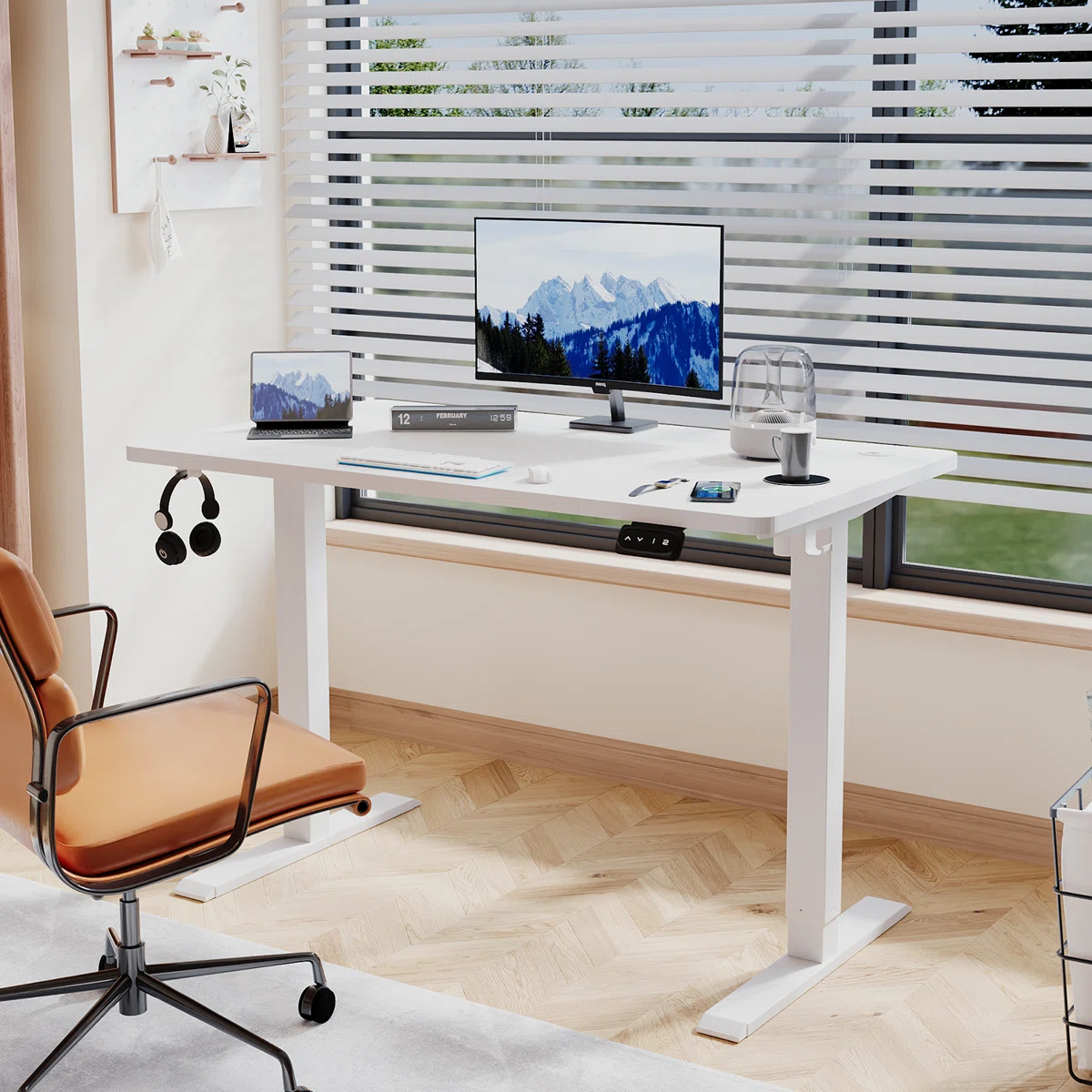 height-adjustable desk